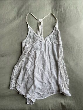 Kimchi Blue White Lace Racerback Cami